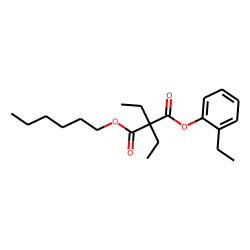 Diethylmalonic acid, 2-ethylphenyl hexyl ester