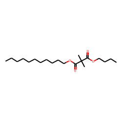 Dimethylmalonic acid, butyl undecyl ester