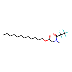Sarcosine, n-pentafluoropropionyl-, dodecyl ester