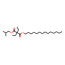 Diethylmalonic acid, isobutyl tetradecyl ester