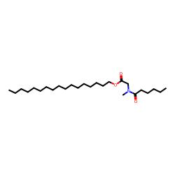 Sarcosine, N-hexanoyl-, heptadecyl ester