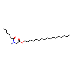 Sarcosine, n-hexanoyl-, heptadecyl ester