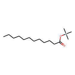 Dodecanoic acid, trimethylsilyl ester