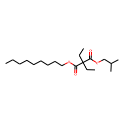 Diethylmalonic acid, isobutyl nonyl ester