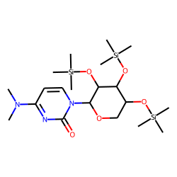 Cytosine arabinoside, dimethyl-TMS derivative
