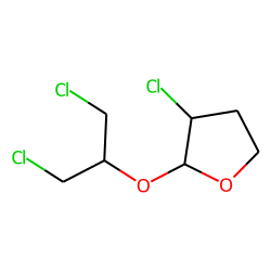 Tetrahydrofuran, 3-chloro-2-[2-chloro-1-(chloromethyl)ethyloxy]