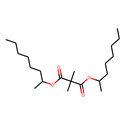 Dimethylmalonic acid, di(2-octyl) ester