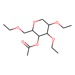 Acetic acid 4,5-diethoxy-2-ethoxymethyl-tetrahydro-pyran-3-yl ester