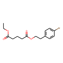 Glutaric acid, 2-(4-bromophenyl)ethyl ethyl ester