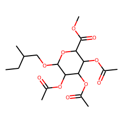(S)-2-Methylbutyl glucuronide, methyl ester, triacetate