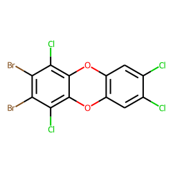 Dibenzodioxin, 2,3-dibromo-, 1,4,7,8-tetrachloro-