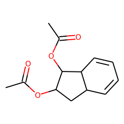 trans-Indan-1,2-diol, diacetate