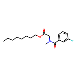 Sarcosine, N-(3-fluorobenzoyl)-, octyl ester
