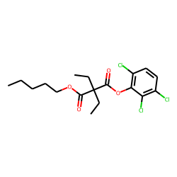 Diethylmalonic acid, pentyl 2,3,6-trichlorophenyl ester