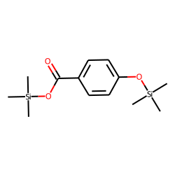 4-Hydroxybenzoic acid, 2tms derivative