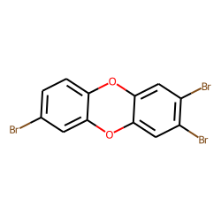 Dibenzodioxin, 2,3,7-tribromo-