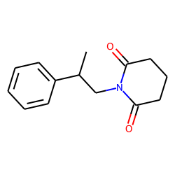 Glutarimide, N-(2-phenylpropyl)-