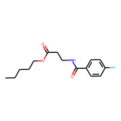 «beta»-Alanine, N-(4-fluorobenzoyl)-, pentyl ester