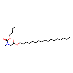 Glycine, N-methyl-n-butoxycarbonyl-, heptadecyl ester