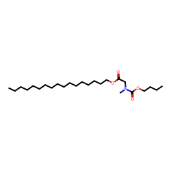 Glycine, n-methyl-n-butoxycarbonyl-, heptadecyl ester