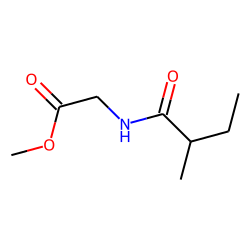 «alpha»-Methylbutyrylglycine, methyl ester