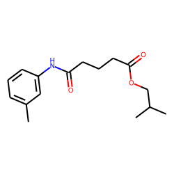 Glutaric acid, monoamide, N-(3-methylphenyl)-, isobutyl ester