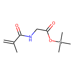 Glycine, N-(2-methyl-1-oxo-2-propenyl)-, trimethylsilyl ester