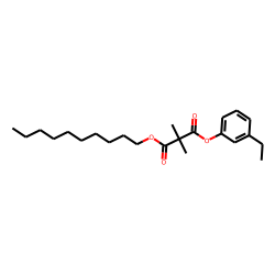 Dimethylmalonic acid, decyl 3-ethylphenyl ester