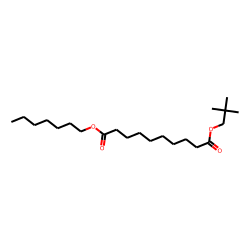 Sebacic acid, heptyl neopentyl ester