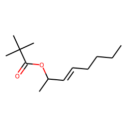 2,2-Dimethylpropanoic acid, oct-3-en-2-yl ester