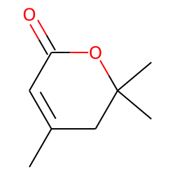 2H-Pyran-2-one, 5,6-dihydro-4,6,6-trimethyl-
