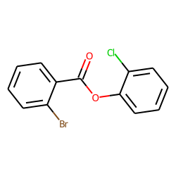 2-Bromobenzoic acid, 2-chlorophenyl ester