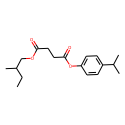 Succinic acid, 4-isopropylphenyl 2-methylbutyl ester