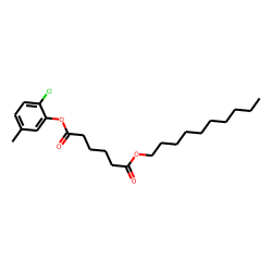 Adipic acid, 2-chloro-5-methylphenyl decyl ester