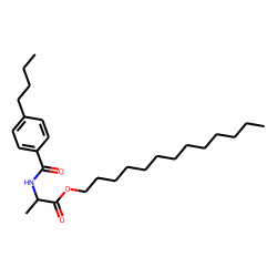 D-Alanine, N-(4-butylbenzoyl)-, tridecyl ester