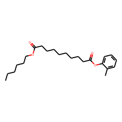 Sebacic acid, hexyl 2-methylphenyl ester