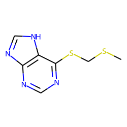 Purine, 6-(methylthiomethylthio)-