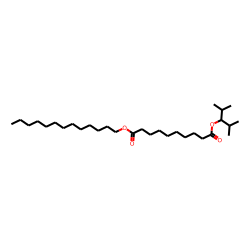 Sebacic acid, 2,4-dimethylpent-3-yl tridecyl ester