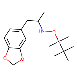 (.+/-.)-N-Hydroxy-3,4-methylenedioxyamphetamine, tert-butyldimethylsilyl ether