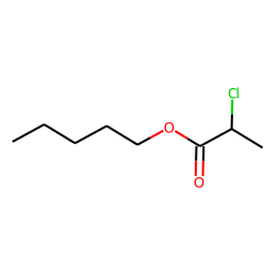 Propanoic acid, 2-chloro-, pentyl ester