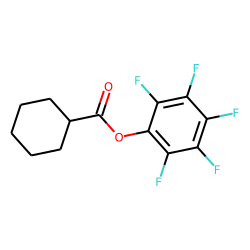 Cyclohexanecarboxylic acid, pentafluorophenyl ester