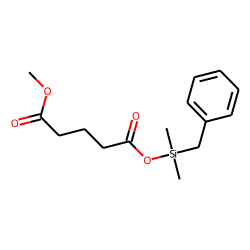 Benzyl(dimethyl)silyl methyl pentanedioate