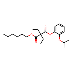 Diethylmalonic acid, hexyl 2-isopropoxyphenyl ester