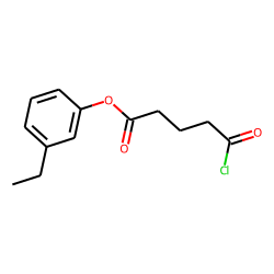 Glutaric acid, monochloride, 3-ethylphenyl ester