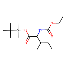 allo-Isoleucine, ethoxycarbonylated, TBDMS