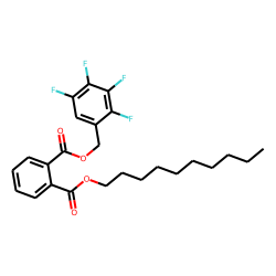 Phthalic acid, decyl 2,3,4,5-tetrafluorobenzyl ester