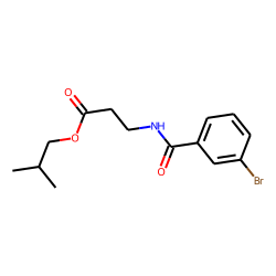 «beta»-Alanine, N-(3-bromobenzoyl)-, isobutyl ester
