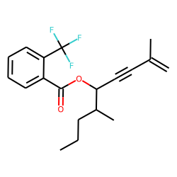 2-Trifluoromethylbenzoic acid, 2,6-dimethylnon-1-en-3-yn-5-yl ester