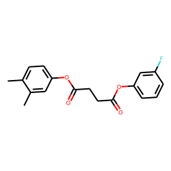 Succinic acid, 3,4-dimethylphenyl 3-fluorophenyl ester