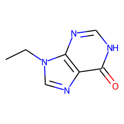 9H-purin-6(1h)-one, 9-ethyl-